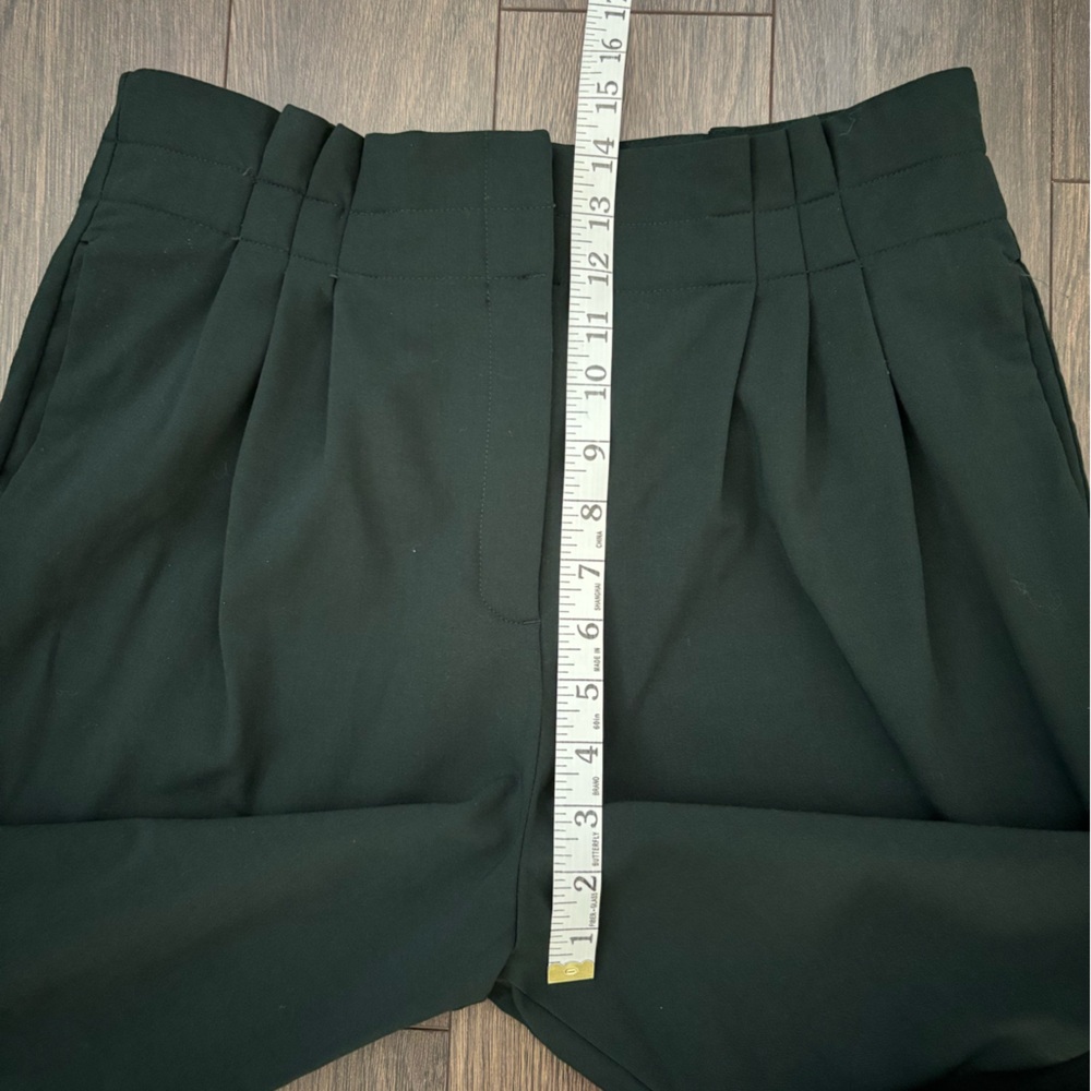 Massimo DUTTI Forest Green Carrot Fit Trousers Size 10 - Picture 12 of 17